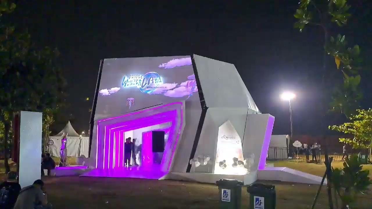 Rhythm Light Tunnel for LA Ice Purple