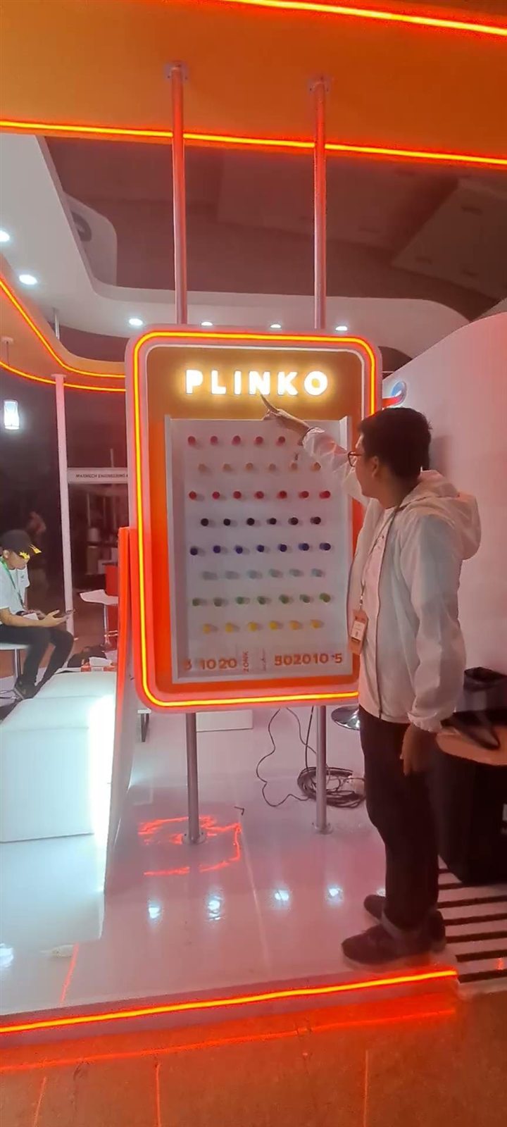 Interactive Plinko Board for TotalEnergies