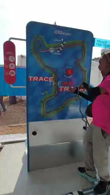 Trace the Track Buzz-Wire Game for Pertamina at Mandalika